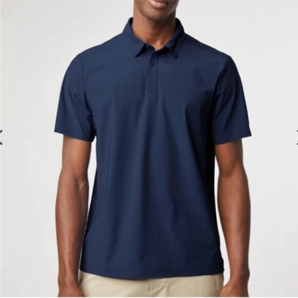 Rhone Men's Navy Blue Tech Polo Shirt Size XXL - Picture 1 of 11